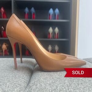 Christian Louboutin Décolleté (Kate) 100, Blush 4, EU38.5 (fits a US8)